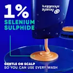 1% selenium sulphide. Gentle on scalp so you can use every wash.