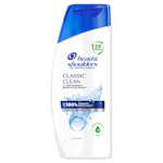 Head & Shoulders Classic Clean Shampoo, up to 100% dandruff protection.