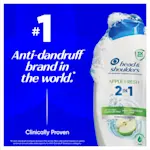 Head & Shoulders Apple Fresh 2in1, #1 anti-dandruff brand in the world.