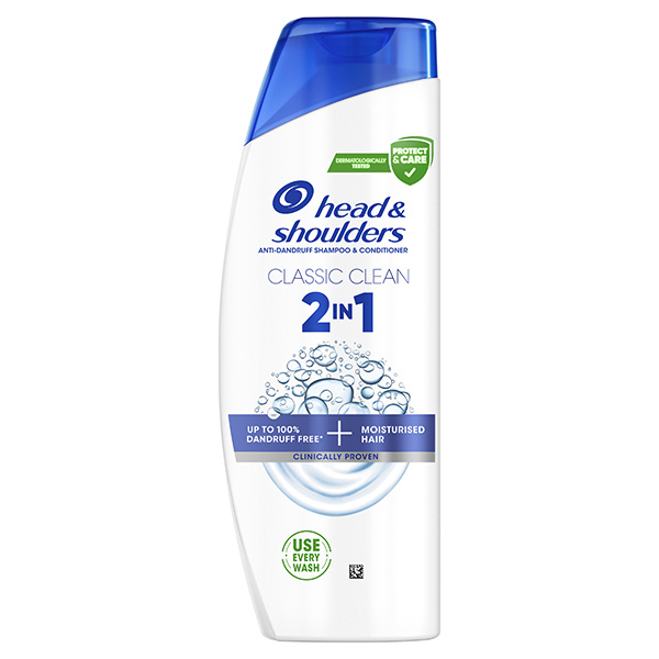 Head&Shoulders Classic Clean 2-in-1 Shampoo bottle.