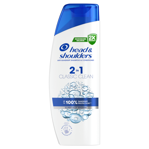 Head&Shoulders Classic Clean 2-in-1 Shampoo bottle.