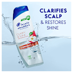 Clarifies scalp & restores shine