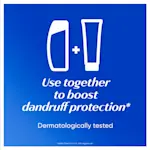 Head & Shoulders shampoo and conditioner pairing to boost dandruff protection.