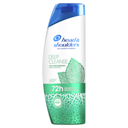 Head&Shoulders Deep Cleanse Itch Prevention Shampoo bottle - product image.