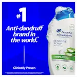 Head & Shoulders Sensitive Scalp Anti-Dandruff Shampoo, #1 anti-dandruff brand globally.