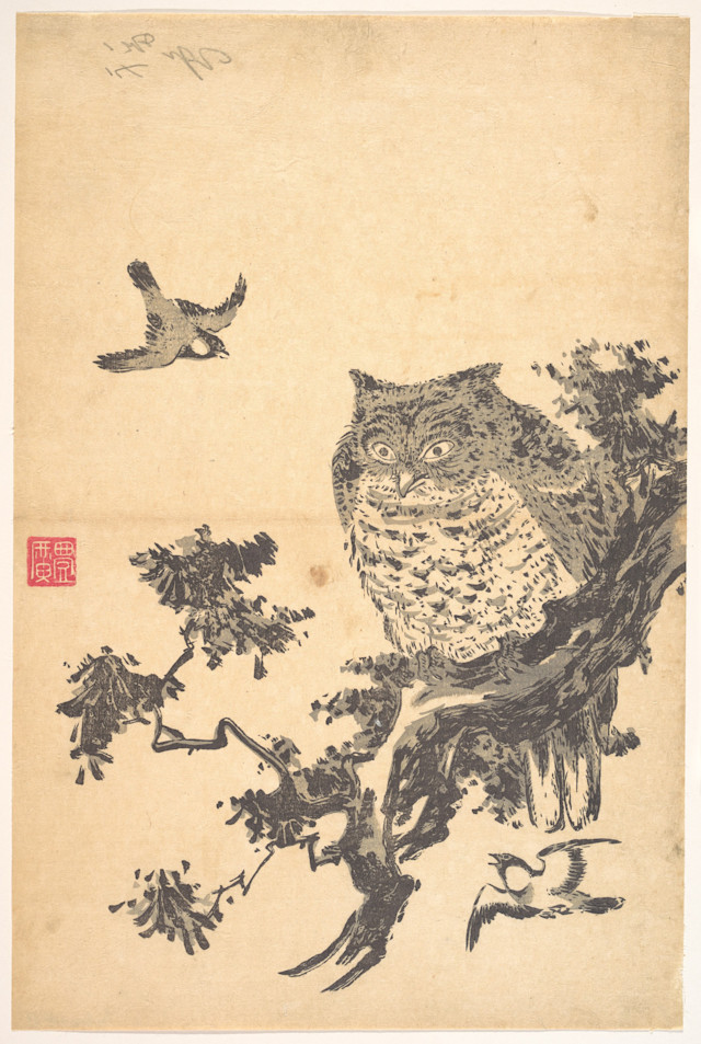 20260520_UtagawaToyohiro_OwlAndTwoSwallows