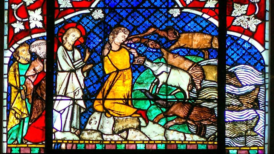 Where were Gerasenes in the Bible?
