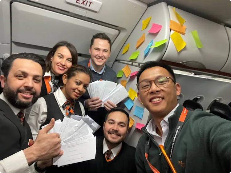 easyJet head office commercial inflight retail