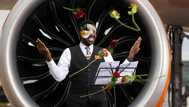 easyJet cabin crew opera singer