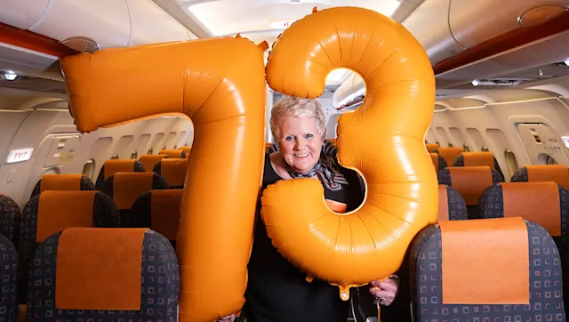 nana pam easyjet 73 balloons