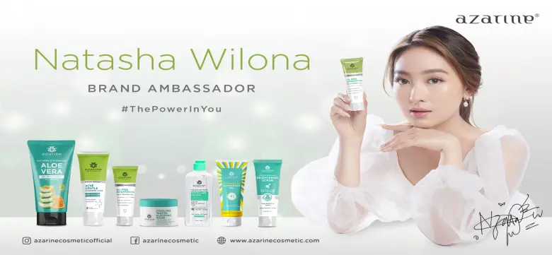 Setelah Prilly, Kini Natasha Wilona Jadi Brand Ambassador Azarine Cosmetic