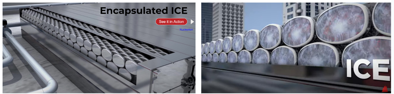 Icebrick Technology: Encapsulated Ice