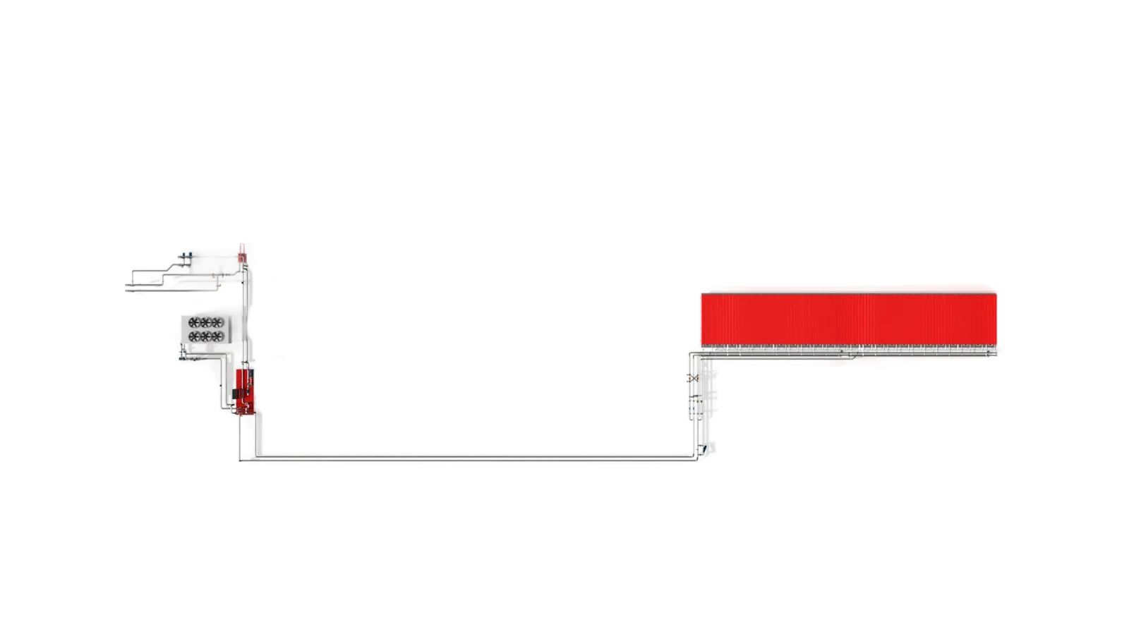 Air-cooled data hall IceBrick lifecycle diagram