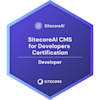 SitecoreAI CMS Developer Badge