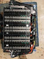 Battery with cover removed