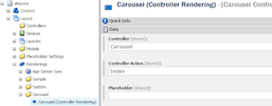 Carousel Controller Rendering