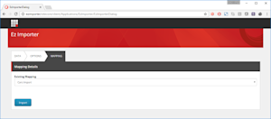 Ez Importer Mapping Screen