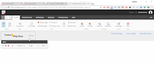 Composite Components Experience Editor Edit Component