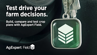 Test drive your farm decisions. Build, compare and test crop plans with AgExpert Field.