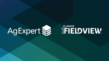 AgExpert logo and FieldView logo side by side representing partnership of programs