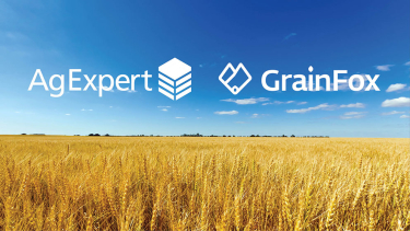 Logos d’AgExpert et de GrainFox côte-à-côte