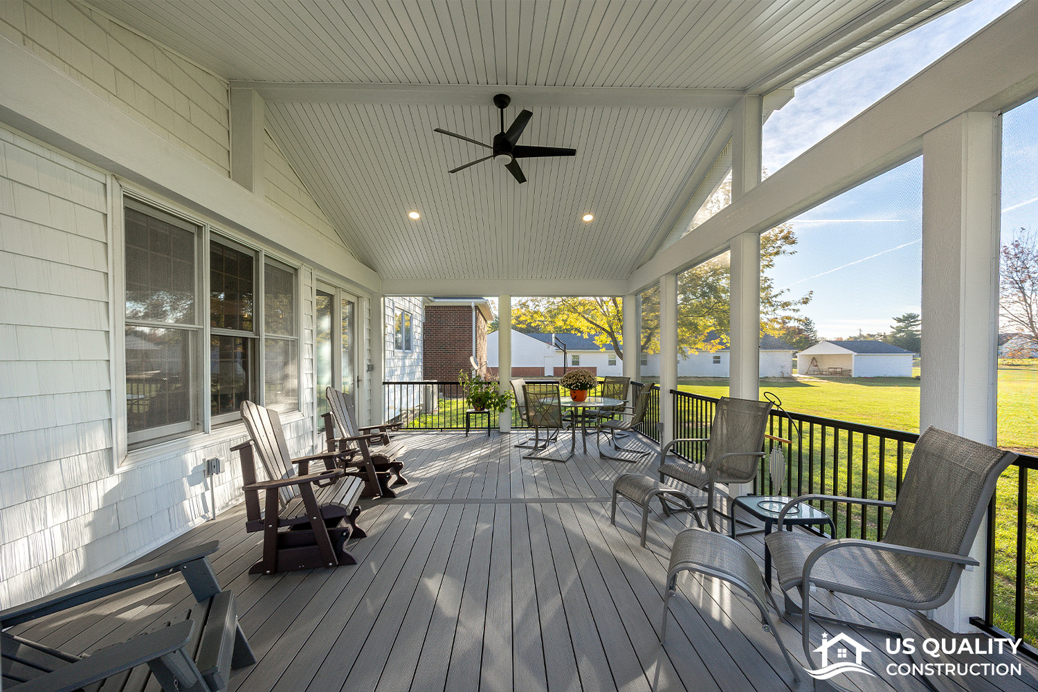 Siding Replacement, Deck Rebuild, and New Screened-In Porch