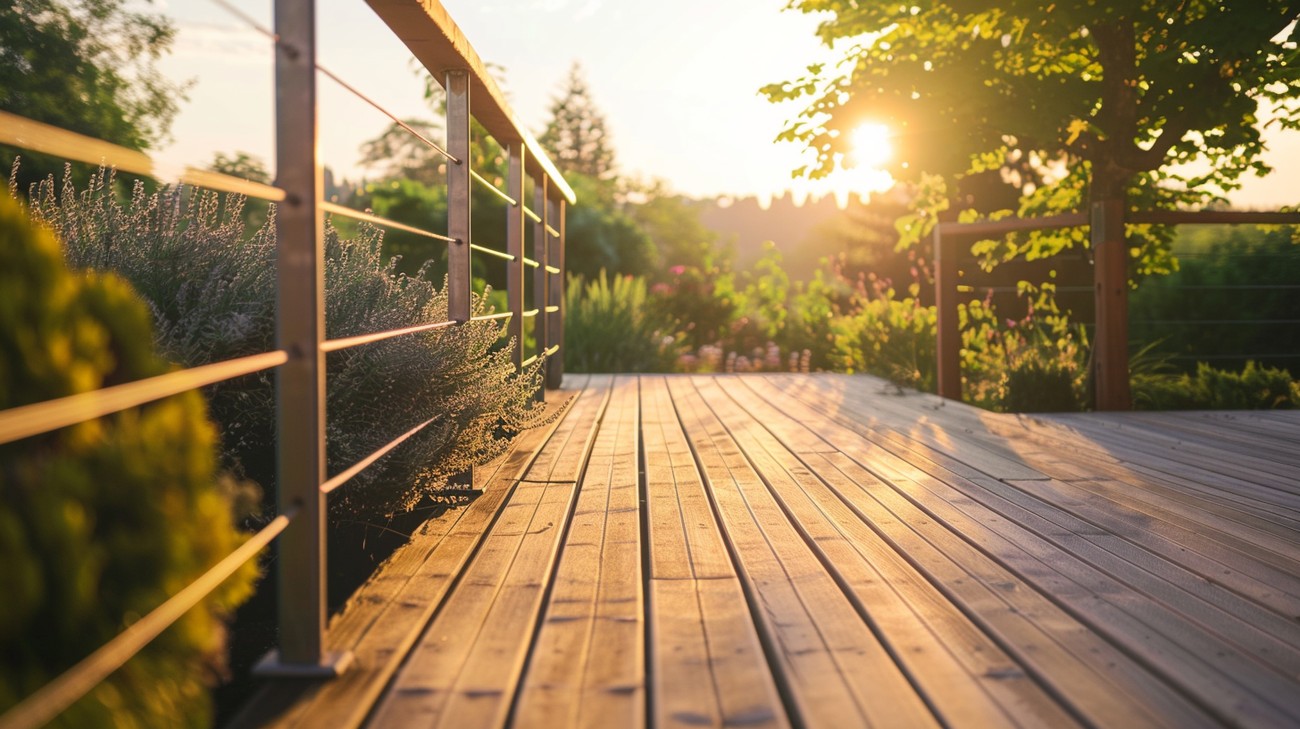 Deck railing height photo