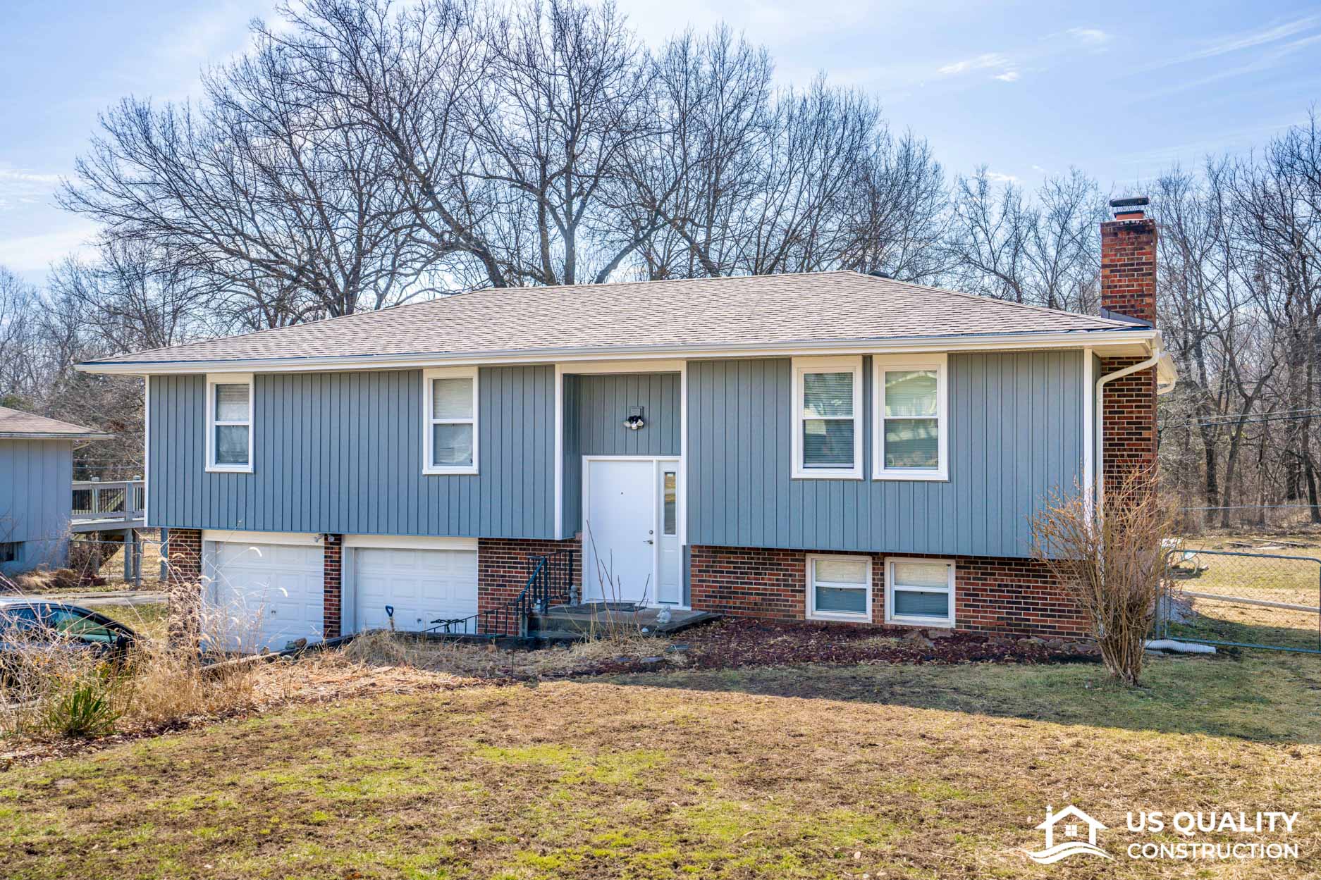 Siding, Concrete Patio & Composite Deck