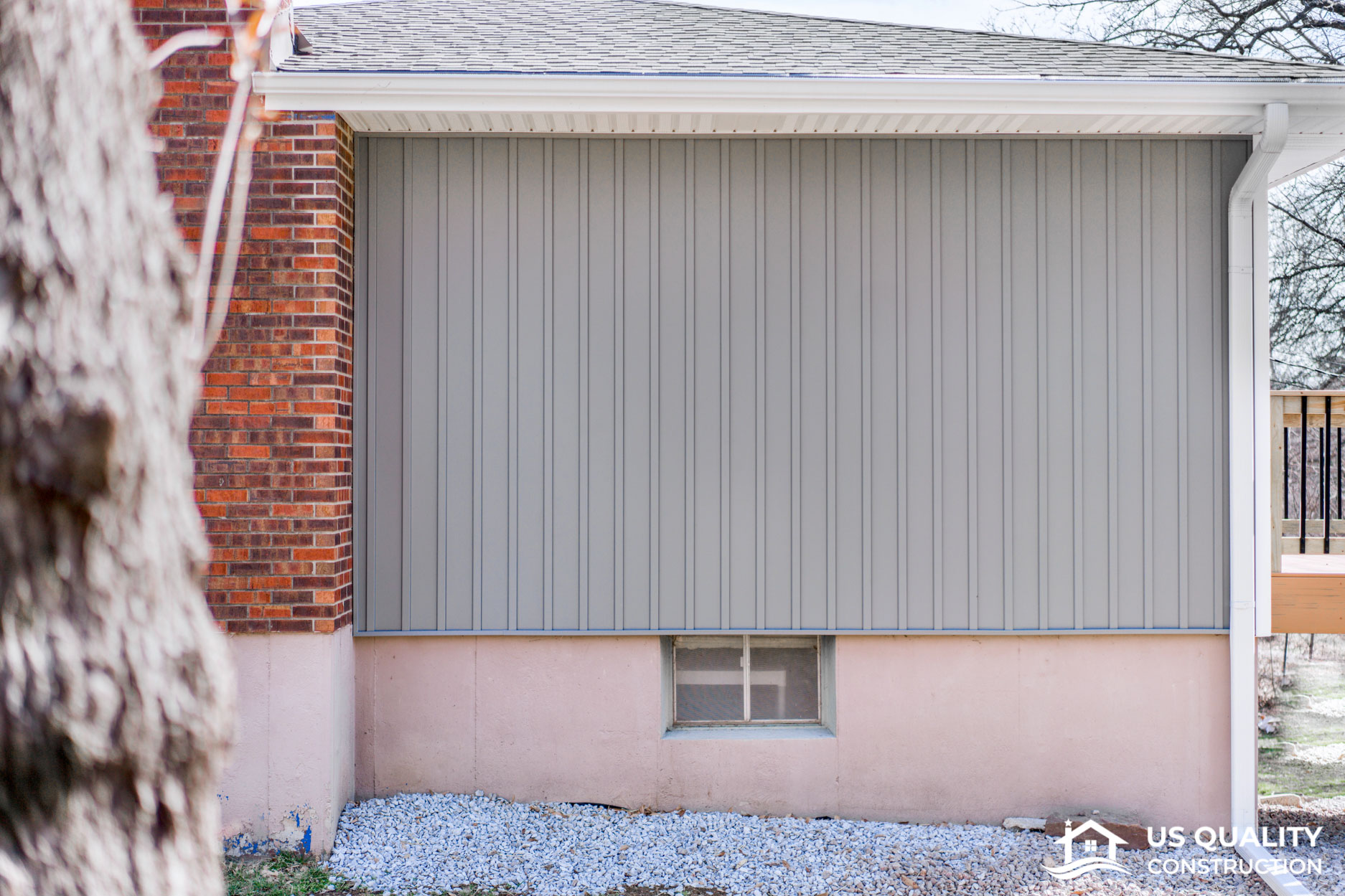 Siding, Concrete Patio & Composite Deck