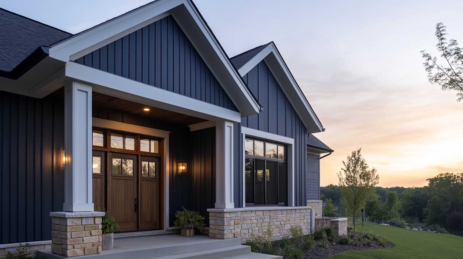 The Beauty of Vertical Siding