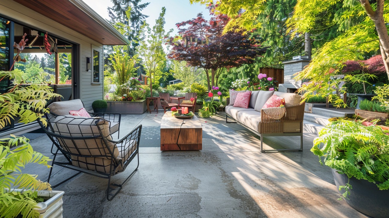 Concrete Patios Ideas to Transform Your Outdoor Space