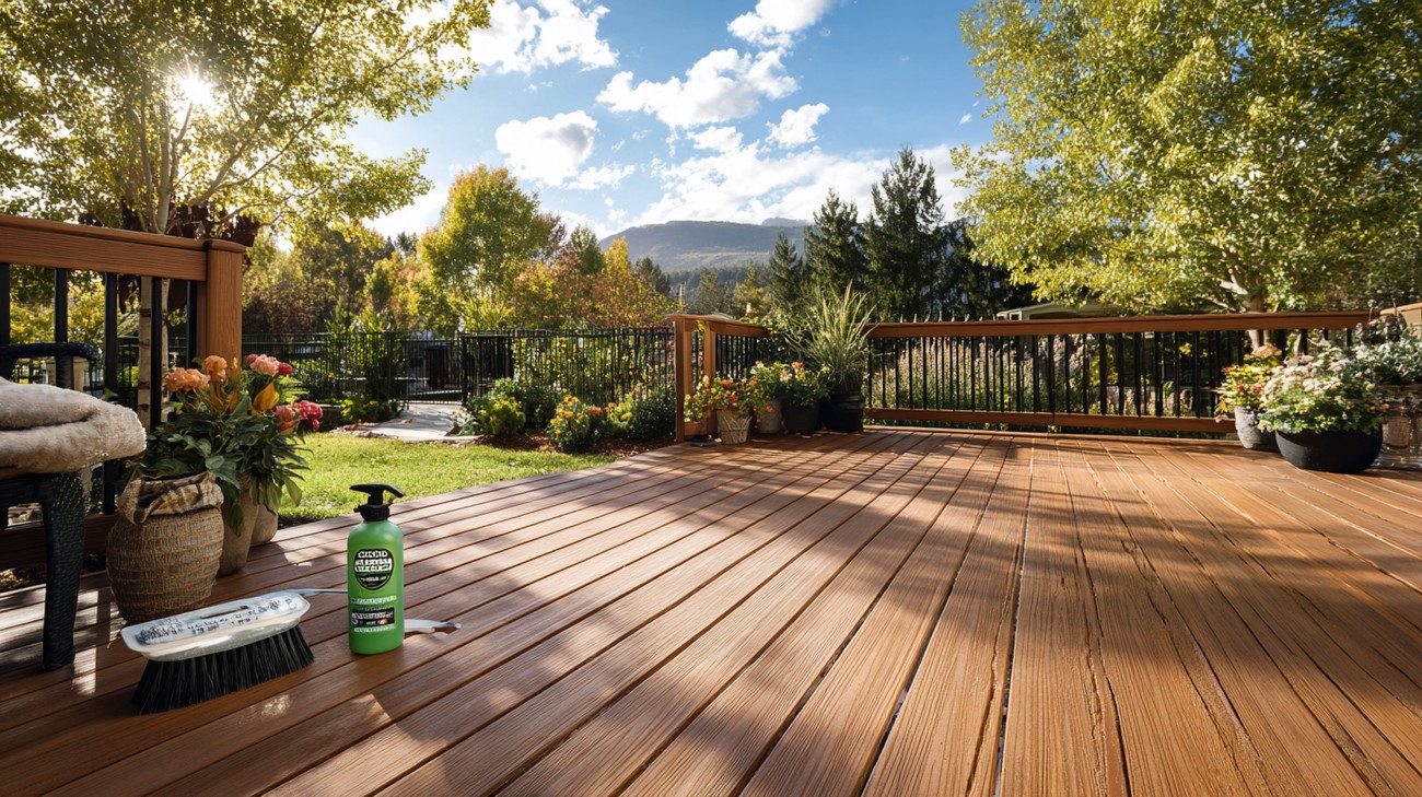 composite deck cleaner photo