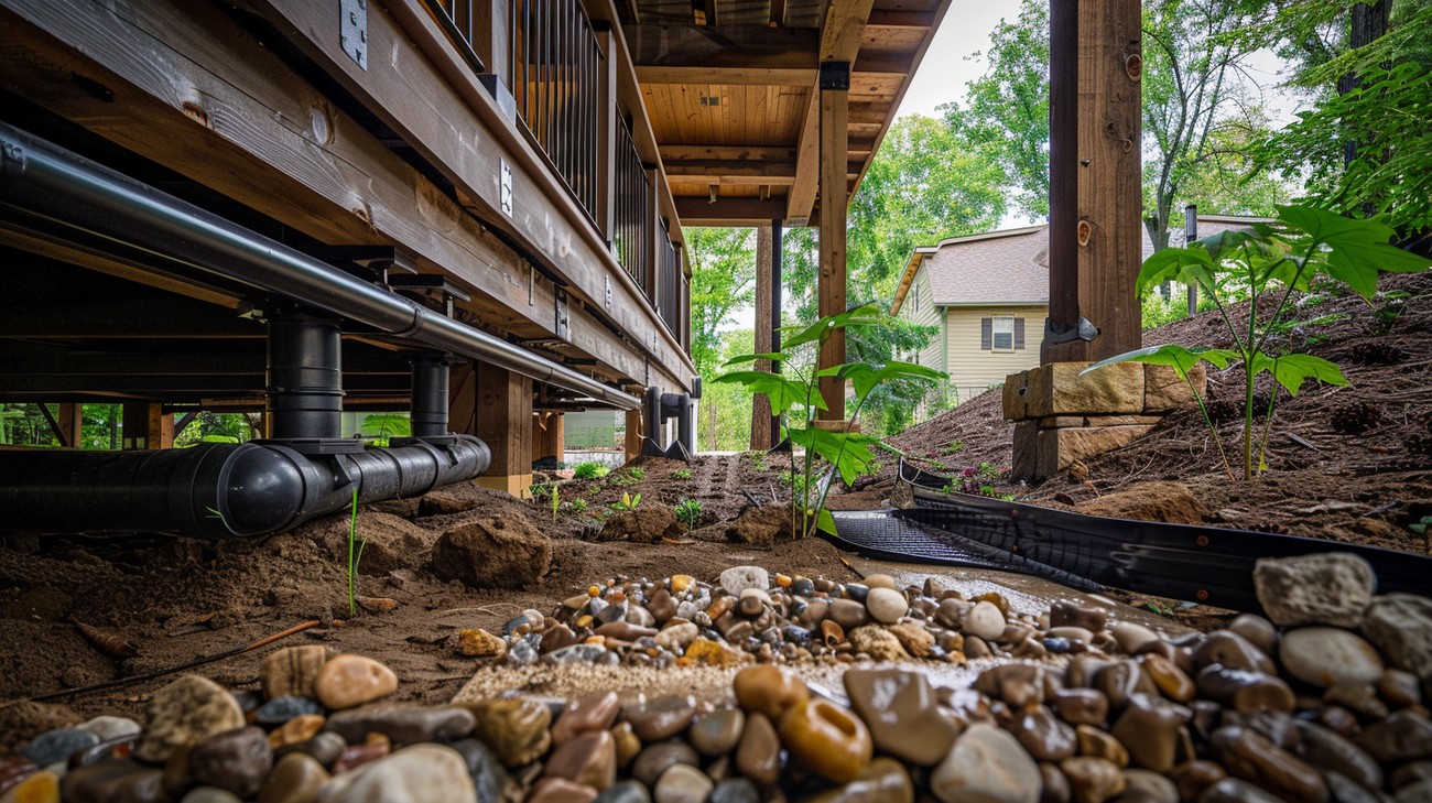 under deck drainage system near you