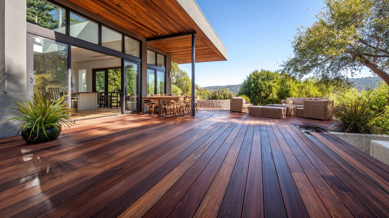 ipe wood decking photo