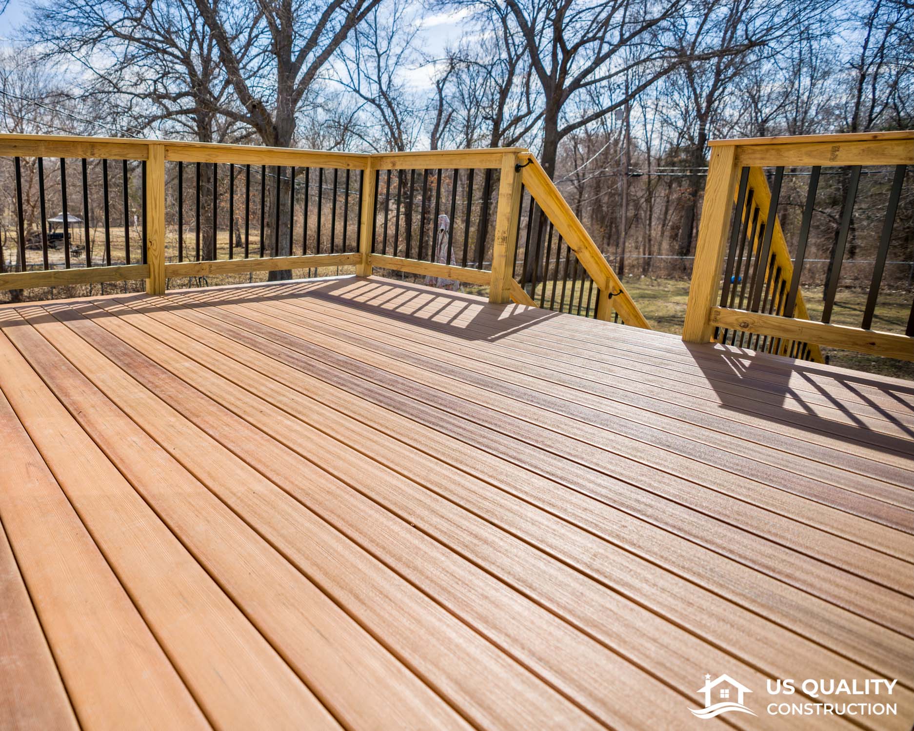 Siding, Concrete Patio & Composite Deck