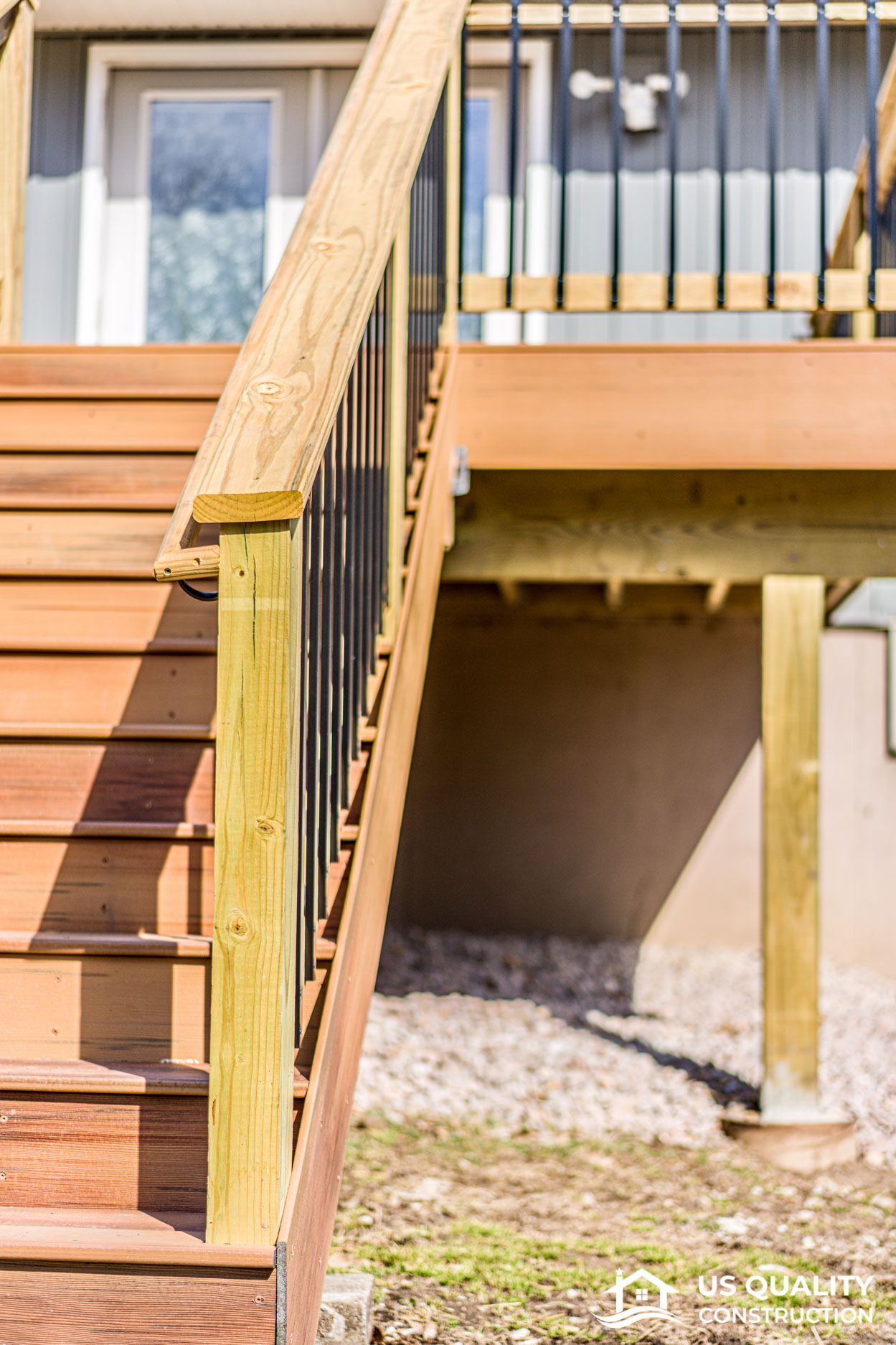 Siding, Concrete Patio & Composite Deck