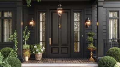 Enhance Your Entryway with a Front Door with Sidelights