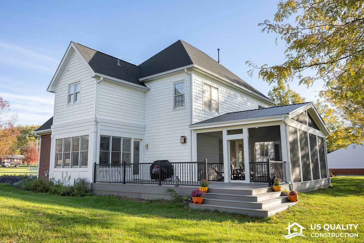 Siding Replacement, Deck Rebuild, and New Screened-In Porch