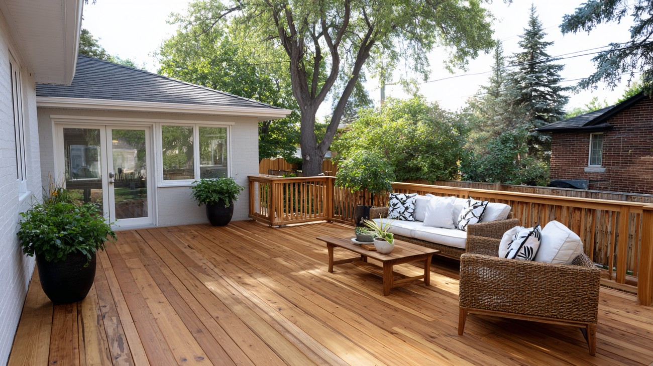 pressure treated lumber deck near you