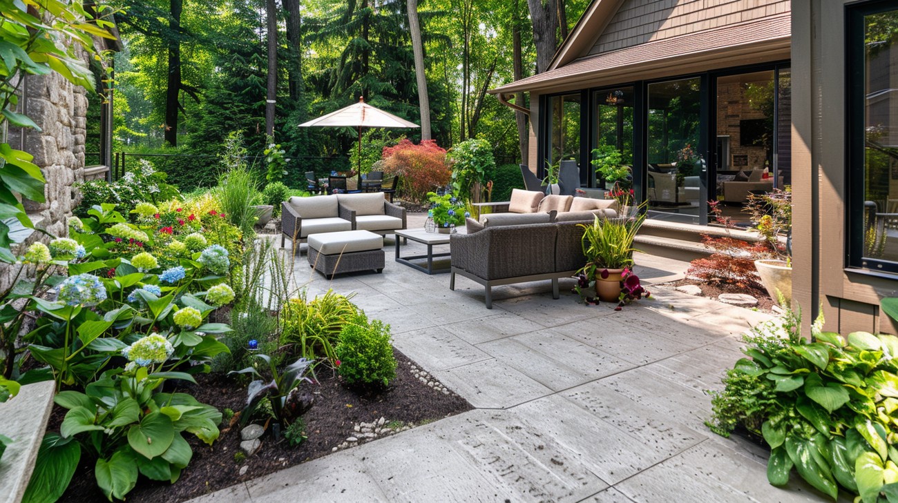 best concrete patios ideas