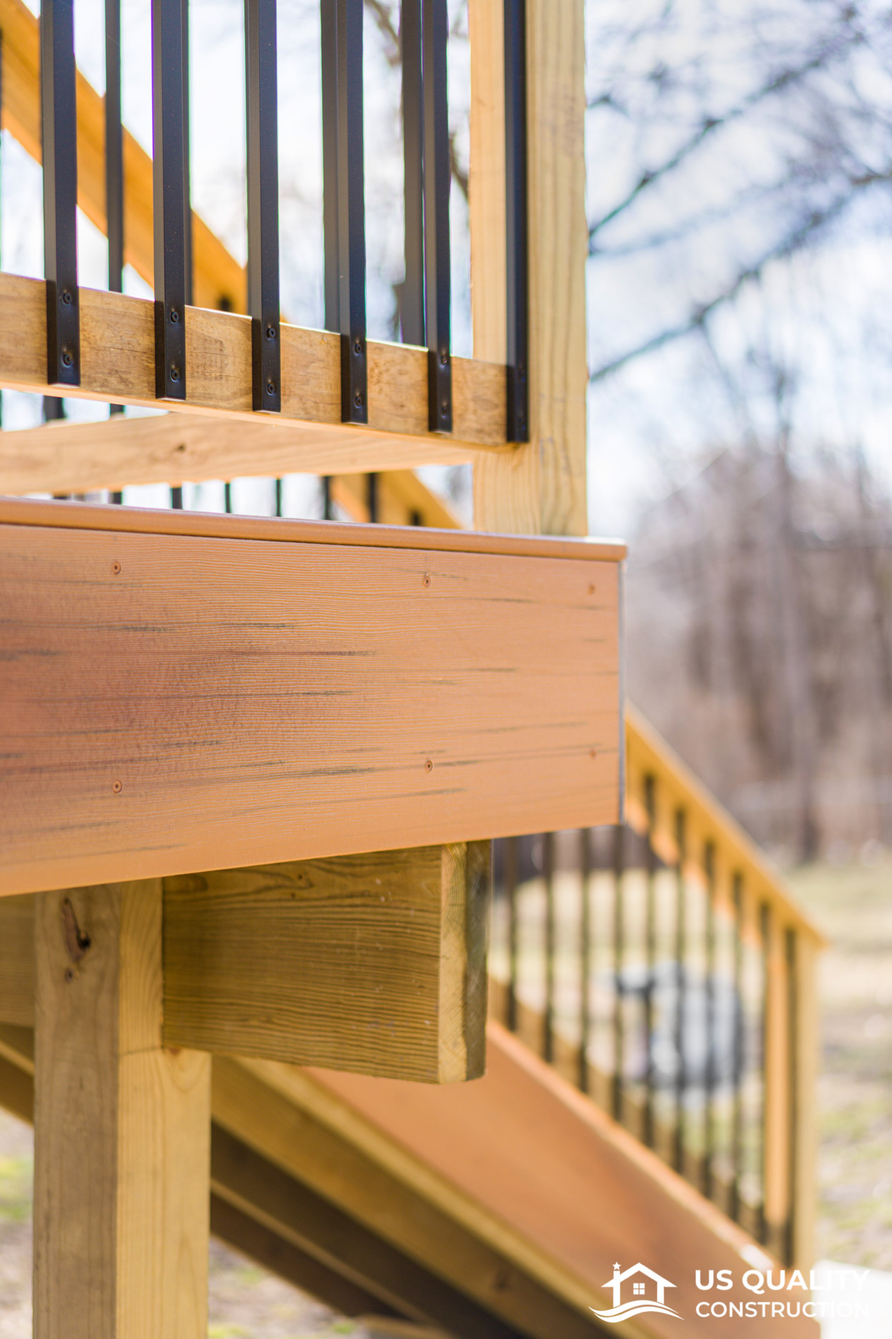 Siding, Concrete Patio & Composite Deck