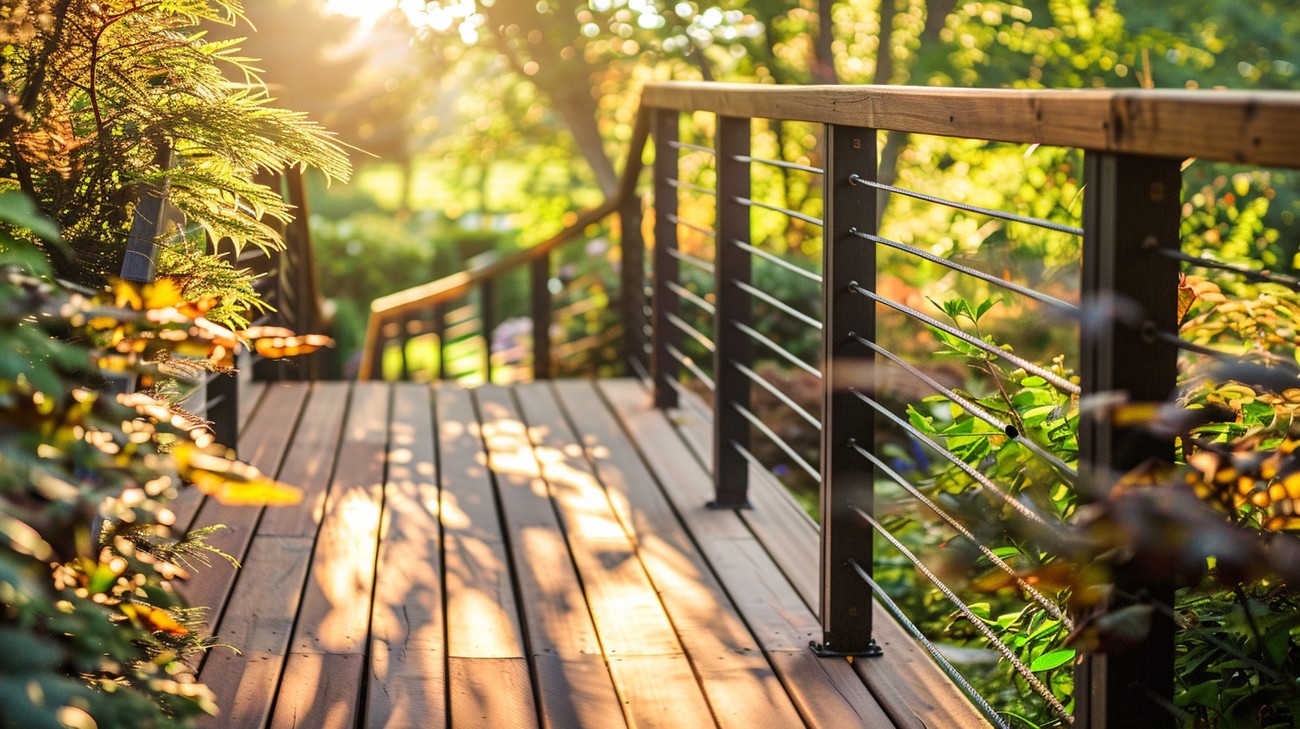 Deck railing height near you