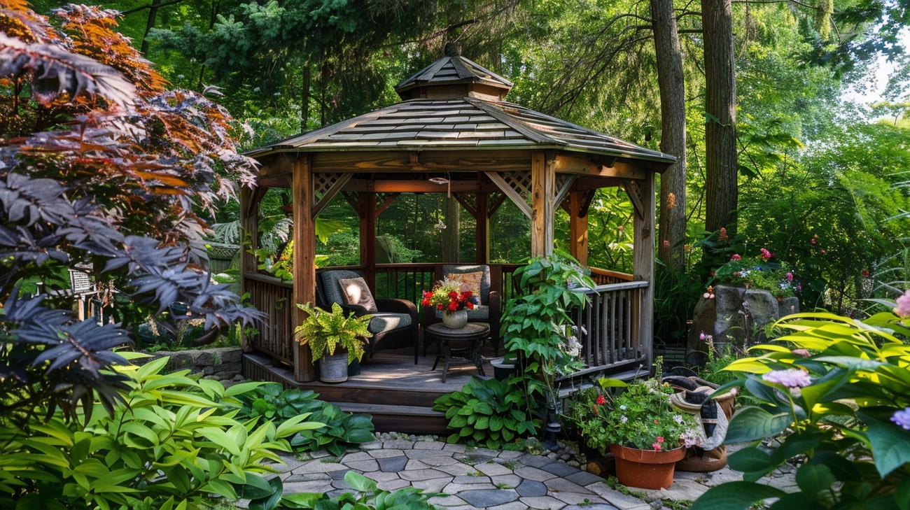 backyard gazebo tips photo