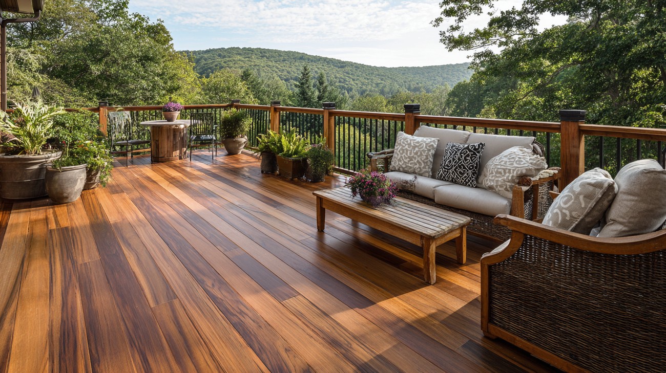 pressure treated wood decks photo