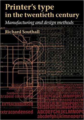book cover for Printer's Type in the Twentieth Century: Manufacturing and Design Methods