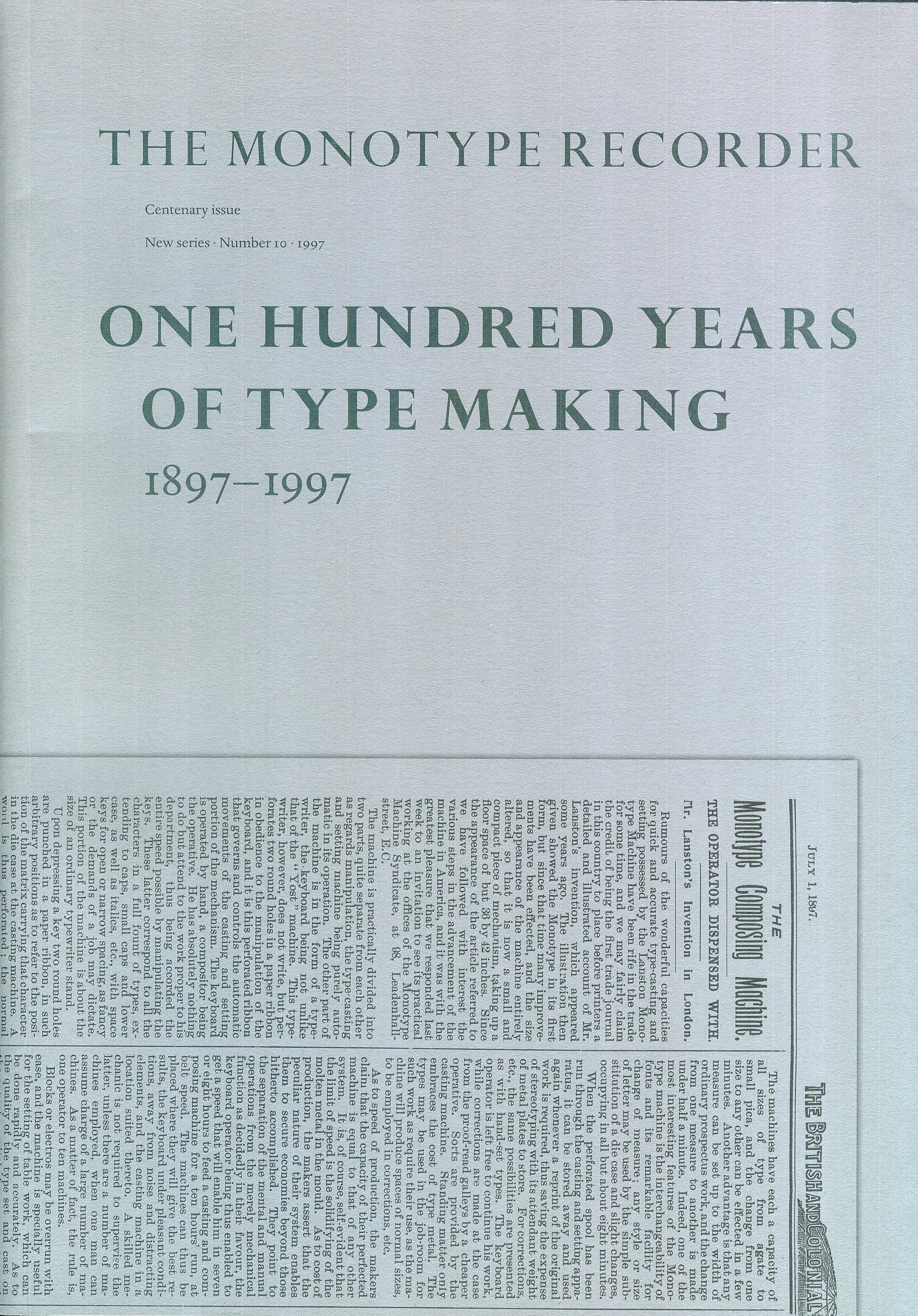 book cover for ‘Two Decades of Changes 1965-1986’