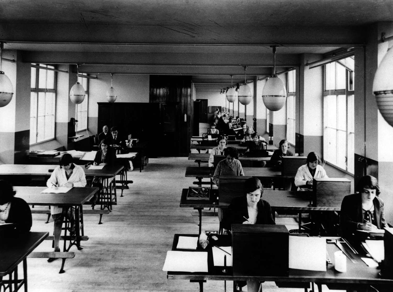 A view of the Monotype TDO in the 1930s. Courtesy St Bride Library