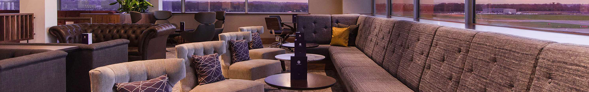 Airport Dimensions, Location, Airport Lounge seating area