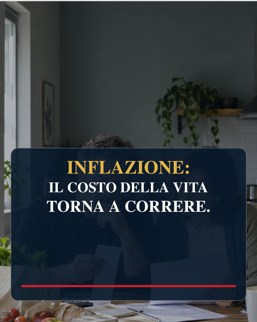 INFLAZIONE AL 3,3%: IL COSTO DELLA VITA TORNA A CORRERE.