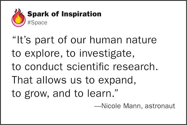 Spark of Inspiration: Nicole Mann